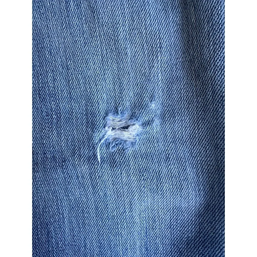 Levi's 559 Relaxed Straight Jeans Men's 33x32 Distressed Blue Denim